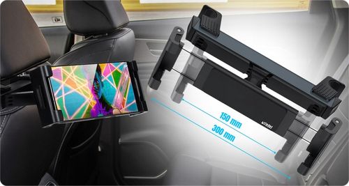 REGULOWANY UCHWYT SAMOCHODOWY HOLDER TRZYMAK NA TABLET TELEFON NA ZAGŁÓWEK na Arena.pl