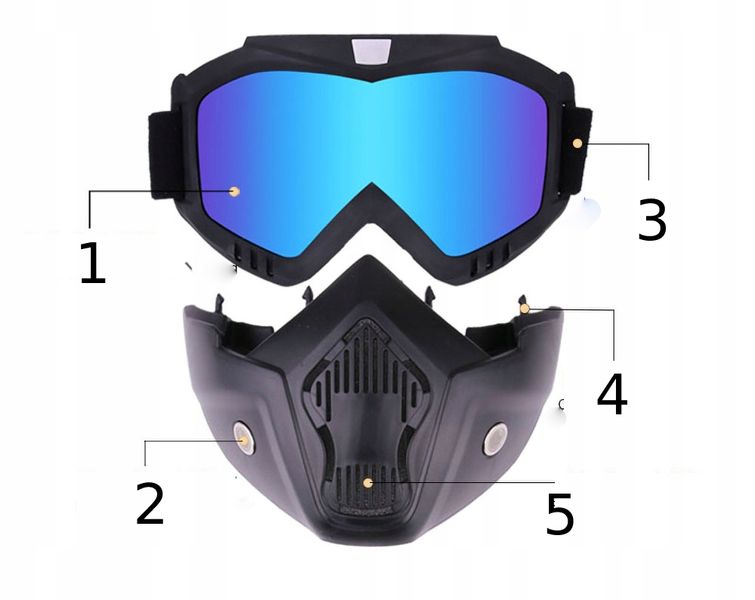 MASKA Airsoft Snowboard GOGLE Laser zdjęcie 12