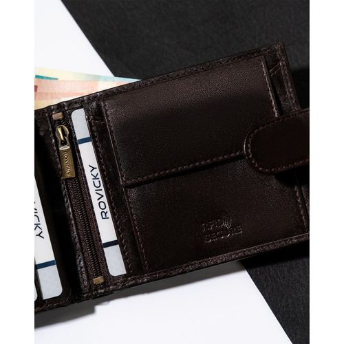 portfel męski minimalistyczny na karty z rfid - rovicky na Arena.pl