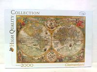 CLEMENTONI puzzle 2000 Ancient Map 32557