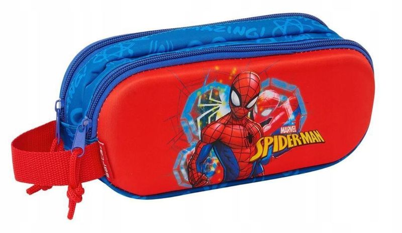 PLECAK PRZEDSZKOLNY 3d + PIÓRNIK PODWÓJNY TUBA SASZETKA 3d MARVEL SPIDERMAN zdjęcie 4