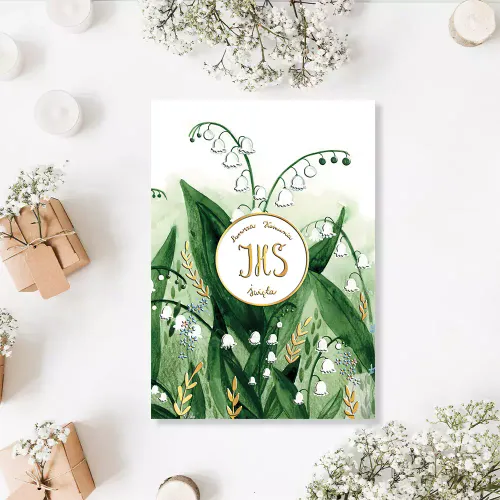 Karnet A5 Komunijny, Konwalie na Arena.pl