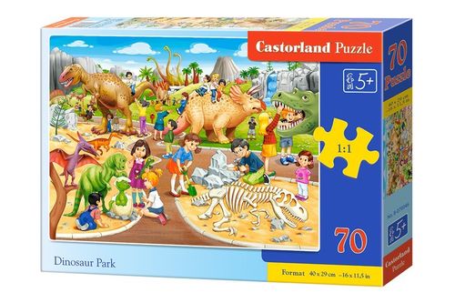 Castor Puzzle 70 elementów - Park dinozaurów na Arena.pl
