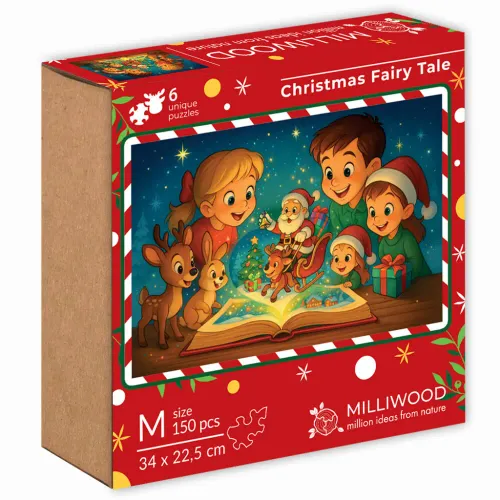 Puzzle 150 Elementów. Milliwood. Świąteczna Bajka na Arena.pl