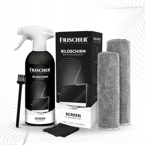 PŁYN DO CZYSZCZENIA EKRANÓW TV LCD LCD MONITORÓW ZESTAW Z MIKROFIBRĄ x3 na Arena.pl
