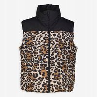Kamizelka z printem zwierzęcym, panterka VILA 36