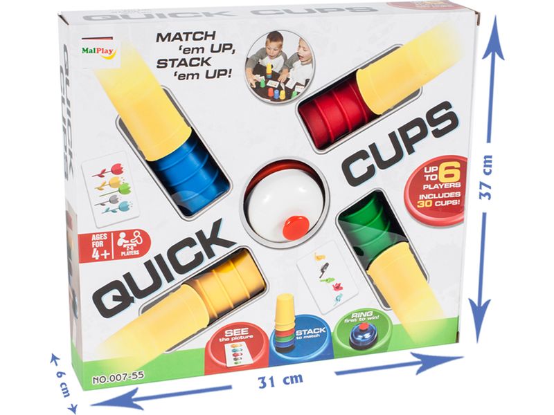 Gra rodzinna Quick Cups Szybkie Kubeczki zdjęcie 7
