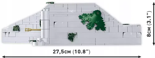 Klocki COBI 3136 German Bunker Regelbau 667 niemiecki schron bunkier na Arena.pl