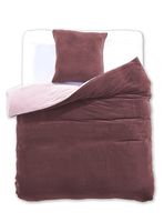 Pościel DecoKing FURRY 01 BR+BEI 155X220+80X801