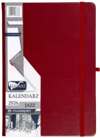 Kalendarz 2026 B5 Tygodniowy Jazz, Czerwony