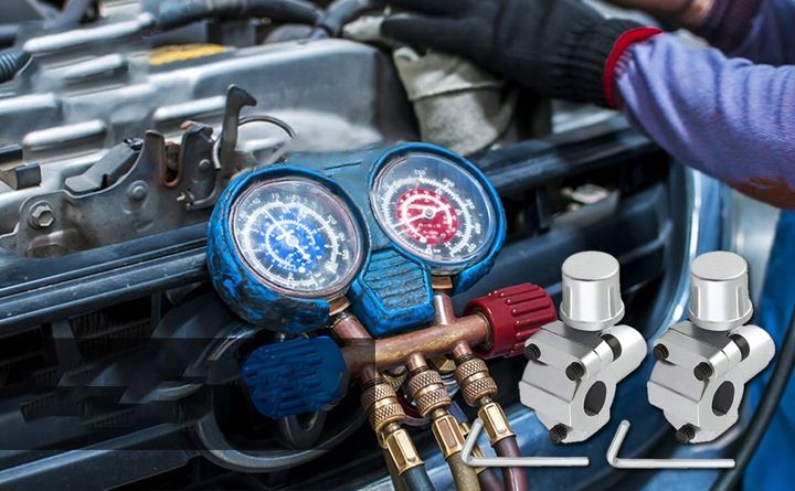 ZAWÓR PRZEBIJAJĄCY KRAN LODÓWKI ZAWÓR KOMPATYBILNY Z 1/4" 5/16" 3/8" zdjęcie 14