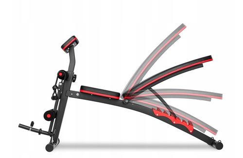 Ławka treningowa REGULOWANA ławeczka siłownia DOMOWA+rękawiczki modlitewnik na Arena.pl