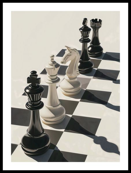 Plakat 39,5x55cm Szach i Mat zdjęcie 3
