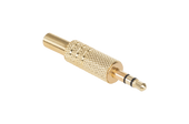 WTY0014 Wtyk Jack 3.5 stereo zloty metal