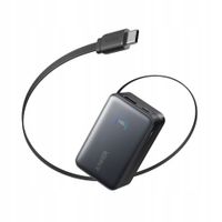 Powerbank Anker Nano (A1638H11) 10000mAh 45W Wbudowany kabel USB-C Czarny