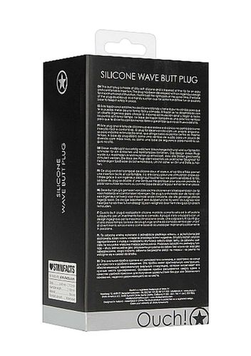 wave butt plug - black na Arena.pl