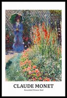 Plakat 40x60cm Design Flower Bed, Monet Vintage do Salonu