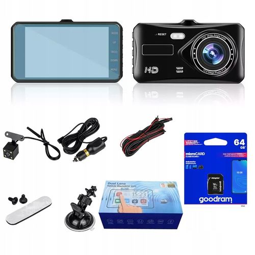 REJESTRATOR JAZDY FULL HD KAMERA COFANIA PL 64GB na Arena.pl