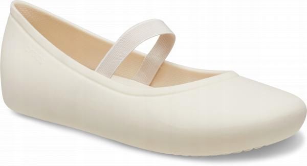 Dziewczęce Balerinki Baletki Półbuty Crocs Brooklyn 209429 Flat 33-34 zdjęcie 1