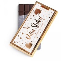 czekolada mleczna w złotym opakowaniu z napisem " W Dniu Ślubu"