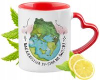 19 Urodziny Czerwony Z Uszkiem W Kształcie Serca Na Prezent