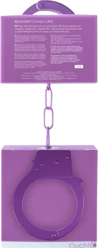 ouch! metalowe kajdanki z szybkim zwalnianiem - model dla początkujących na Arena.pl