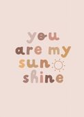 Plakat 13x18cm Wzory dla Dzieci, Dziewczynki Do Pokoju - Sunshine