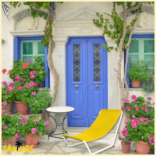 Leżak plażowy do opalania składany żółty KAONA na Arena.pl