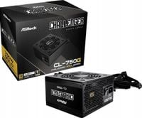 Zasilacz do komputera ASrock Challenger CL-750G 750W 80+ Gold Czarny