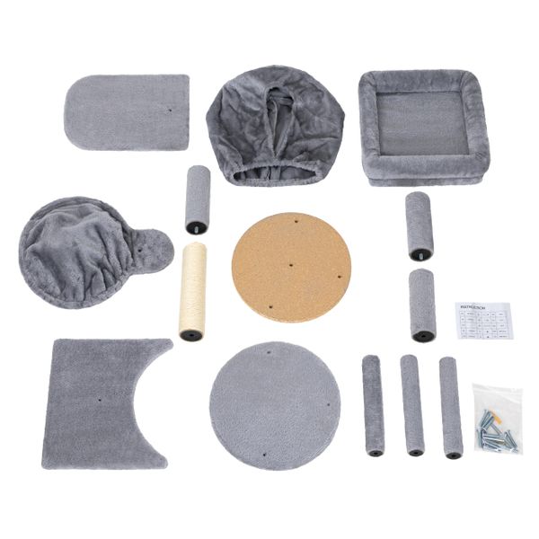 DRAPAK DLA KOTA WIELOPOZIOMOWY 52x32x69 cm PIOPIELATY zdjęcie 12