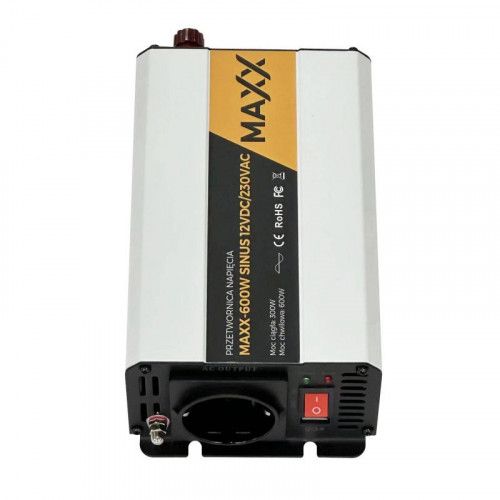 PRZETWORNICA NAPIĘCIA MAXX CZYSTY SINUS 12V 300W zdjęcie 3