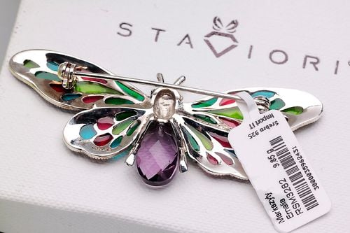 Srebrna broszka Staviori na Arena.pl