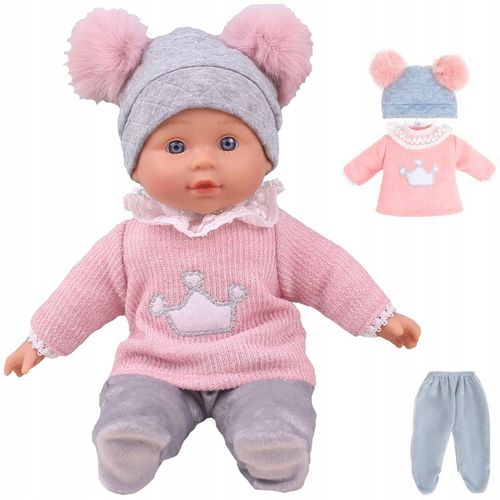 LALKA BOBAS INTERAKTYWNA 32CM ŚPIEWA MÓWI PO POLSKU I ANGIELSKU BAJKI EDUKA na Arena.pl