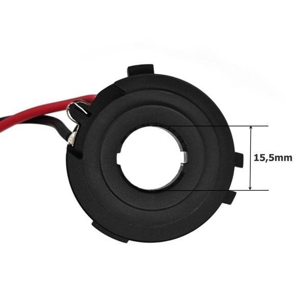Adapter do żarówek LED H7 z kołnierzem, K-114 zdjęcie 3