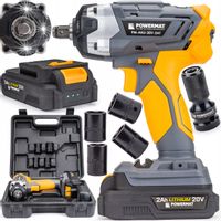 KLUCZ UDAROWY AKUMULATOROWY 20V 350Nm 1/2' ADAPTER PM-AKU-20V-2AT