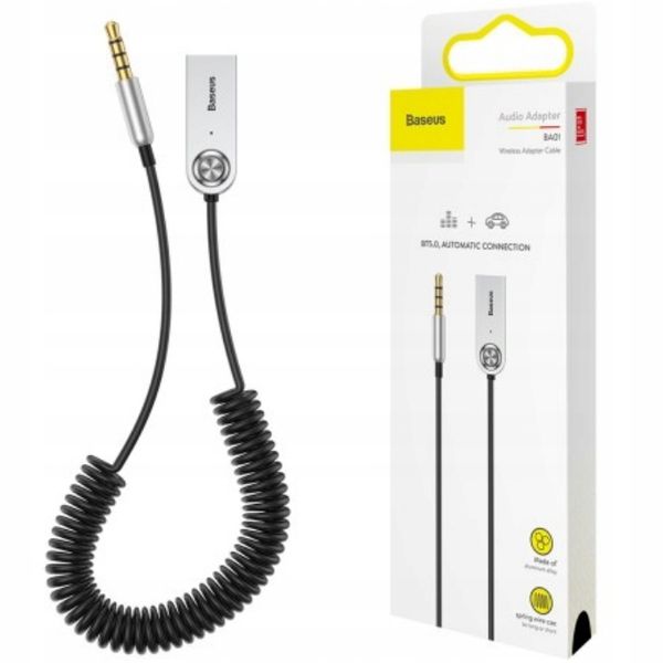 Baseus transmiter samochodowy Bluetooth audio jack zdjęcie 1