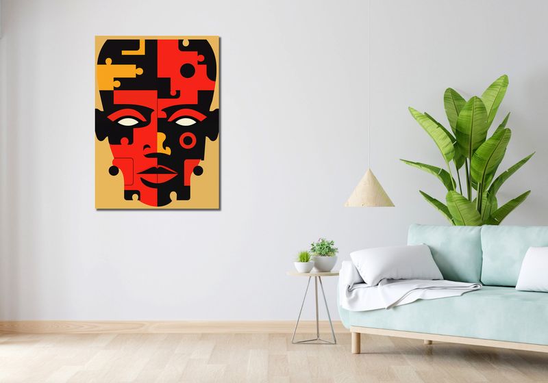 Obraz 70x100cm Puzzle Tożsamości zdjęcie 2