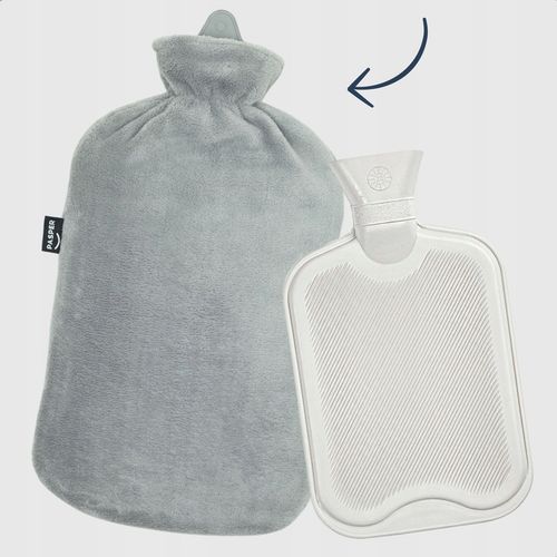 Duży termofor gumowy w pokrowcu Pasper XXL - 3500 ml - 8 godzin cieplnych na Arena.pl