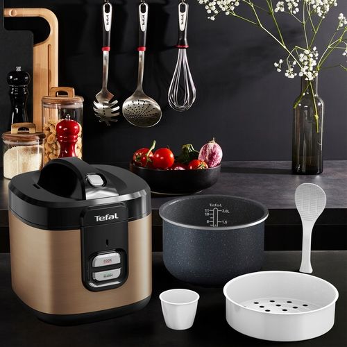 Multicooker ryżowar TEFAL Coppertinto garnek elektryczny 700W 2l na Arena.pl