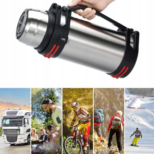 DUŻY TERMOS TURYSTYCZNY 2,6L KUBEK TERMICZNY STAL na Arena.pl