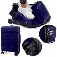 WALIZKA ŚREDNIA XL NIEZNISZCZALNA RGL PODWÓJNE KÓŁKA POLIPROPYLEN