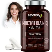 WITAMINY DLA KOBIET + KOLAGEN + BIOTYNA NA SKÓRĘ WŁOSY METABOLIZM 90 KAPS