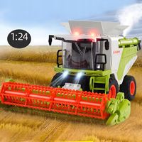 KOMBAJN ZDALNIE STEROWANY BIZON NA PILOTA DYMI DŹWIĘK ŚWIATŁO RC DO ZBOŻA