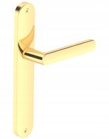 KLAMKA DRZWIOWA LUNA BEZ PRZEBICIA ZŁOTA