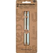 ECO ołówki automatyczne 0,5 mm 2 szt korpusy wykonane ze słomy