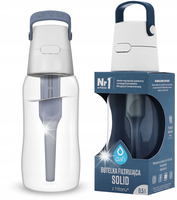 Butelka filtrująca Dafi SOLID 0,5 l jeansowa z 4 filtrami