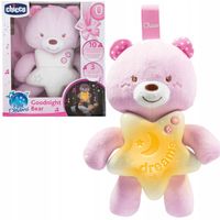 Chicco mis na dobranoc FIRST DREAMS 0 m+ zabawka 2w1 pluszak i nocna lampka