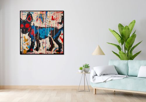 Plakat 100x100cm Miejski Pies na Arena.pl