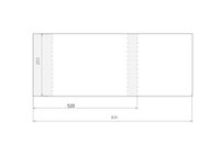 OKŁADKA REGULOWANA 203X520MM (50SZT)