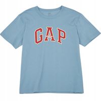 T-SHIRT MĘSKI KOSZULKA 100% BAWEŁNA GAP ATHLETIC NIEBIESKI S